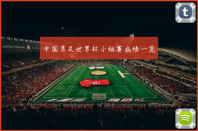 中国男足世界杯小组赛成绩一览